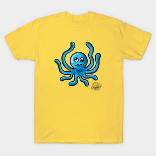 Cute Crazy Sloppy Octopus T-Shirt